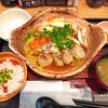 Ootoya - 黒しょうがと鶏つくねの和風土鍋 950円(税込・ご飯少な目で20円引き)