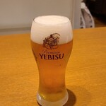 Soba To Sake Enishi - 生ビール