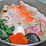 釜寅 - 料理写真:金目鯛釜飯 2021/11/15