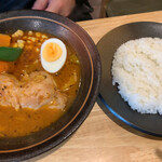 Soup Curry 笑くぼ - 旦那さんチキンカレー