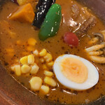 Soup Curry 笑くぼ - ﾜﾀｼゴロゴロ野菜カレー