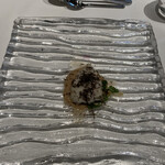 ウシマル - イシガレイのヴァポーレ・キジのコンナットソース黒トリュフ