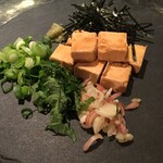 サンチャ フカミ - チーズ醤油漬け