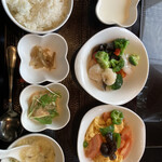 御膳房 - ２品の主菜を選ぶランチ1800円