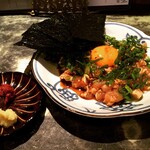 サンチャ フカミ - 霜降りユッケ