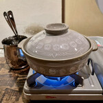 Sakanaba Ippo - 「 あんこう鍋（小）」一人鍋ができるのも嬉しい。
