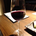 個室和食 紅炉庵 - 黒ワイン（シュヴァリエ・ファマエ）580円（'12.12月より）
