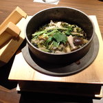 個室和食 紅炉庵 - 【釜飯】 あわびと占地の磯風味釜飯（'12.12月より）