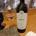 Ristorante 美郷 - グラスワインは３種類からこちらを選んだ、イタリアプーリアの白ワインTenute Rubino Giancòla2018