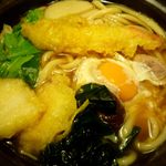 むぎの里 - 特選鍋焼きうどんのアップ