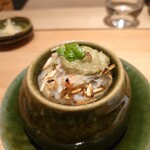 饗庵大乃 - 松葉蟹蒸し物は、蟹味噌と名残りの松茸と