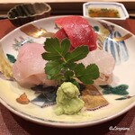 御料理 寺沢 - 天然とら河豚､本鮪 中トロ､寒鮃の造り