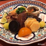 御料理 寺沢 - 八寸風の旬菜盛合せ