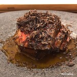 御料理 寺沢 - 仕上げに黒ﾄﾘｭﾌを削り