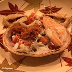 御料理 寺沢 - 内子と外子にかにの身