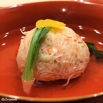 御料理 寺沢 - 蟹真薯の椀物