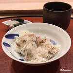 御料理 寺沢 - 焼河豚の炊込みごはん