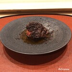 御料理 寺沢 - 仕上げに黒ﾄﾘｭﾌを削り