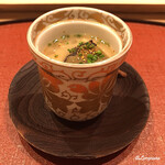 御料理 寺沢 - あわびとくもこの粕汁