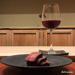 御料理 寺沢 - ﾉﾝｱﾙｺｰﾙﾜｲﾝとｼｬﾄｰﾌﾞﾘｱﾝの備長炭焼