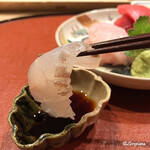 御料理 寺沢 - 寒鮃の造り