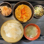 ゆで太郎 - もつ煮定食