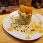 7FUKU - アボカドと帆立貝のタルタル