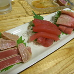 鮪雄市場 - 鮪三種盛り