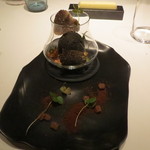 フロリレージュ - フォアグラと黒トリュフ、牛コンソメのスープで香りを立てて3