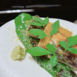 鰻花房 - うなぎの白焼き、カラスミ掛け、万願寺唐辛子