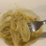 セミーナ - 枝幸塩ウニと自家製発行レモンのスパゲティ(+600円)2