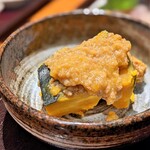 Bettei Kitokito - 小鉢（富山新湊産白海老天丼御膳）