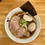 麺屋 しん蔵 - 田舎の醤油 750円 手揉みちぢれ麺 50円 味玉 100円