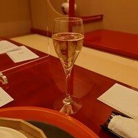 渡風亭 - スパークリングワインからスタート。