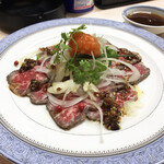 がばちょ - 黒毛和牛の叩き（850円）