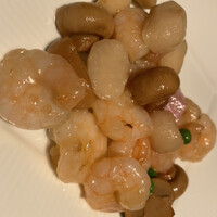 中国料理 四川 - 週替わりランチ、魚:エビと野菜の塩味炒め