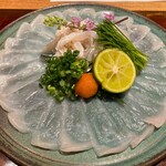 雨ニモマケズ - 天然虎河豚のてっさ