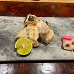 雨ニモマケズ - 天然虎河豚の備長炭焼き