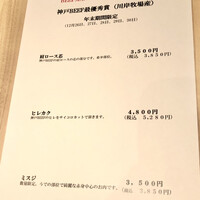 焼肉 BEEFMAN 六本木本店 - 本日のメニュ