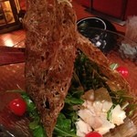 ジャコと京菜のサラダ