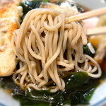 福そば - 温そばの麺 