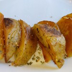 うれしいもの屋 - 赤かぶバーガーポテトセット1250円