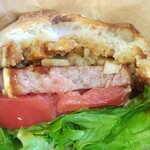 うれしいもの屋 - バーガー＆ポテトセット1300円