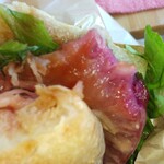 うれしいもの屋 - 赤かぶバーガーポテトセット1250円