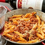 Smoked bolognese short pasta