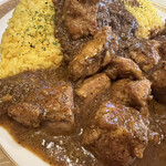 カレーの店 マボロシ - ポークカレー1100円、大盛100円