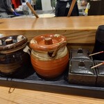 天ぷら ご天 - 明太子と大根のお漬物