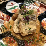 やすい - 太刀魚と海老芋の天ぷら