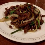 東京穆斯林飯店 - ラム肉のクミン炒め（孜然羊肉）