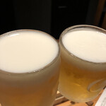 ISOGAMI　FRY　BAR - 冷え冷え生ビール　いいね